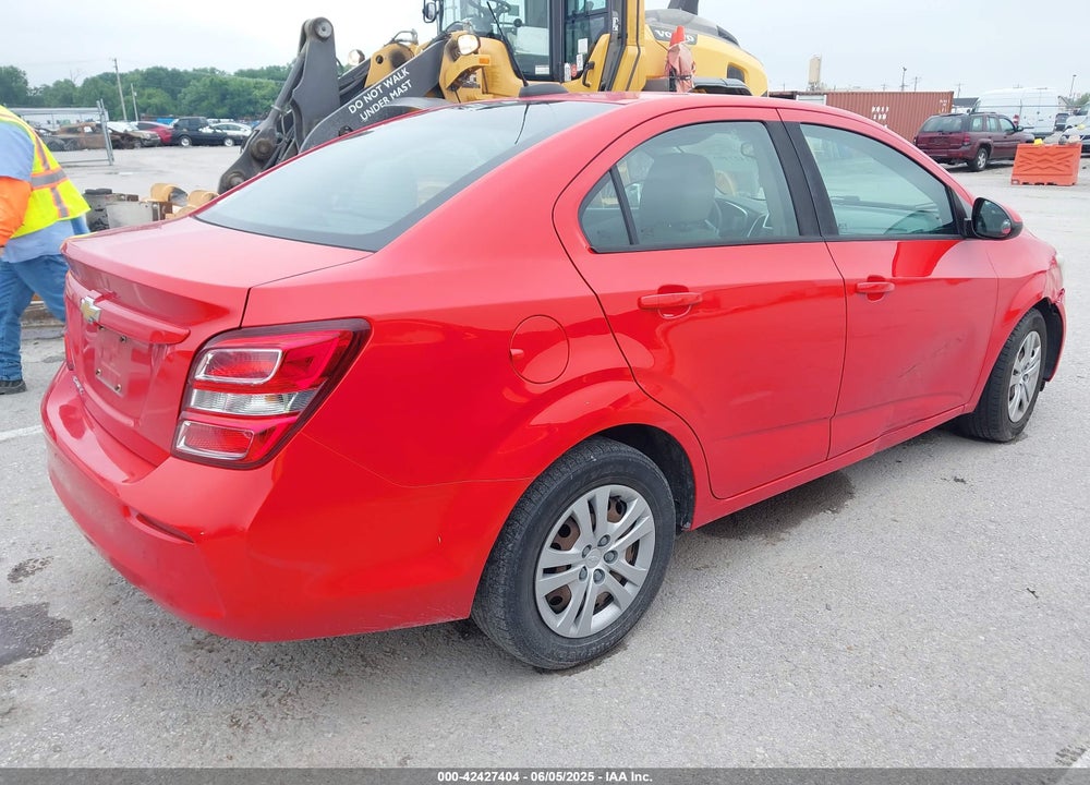 2017 CHEVROLET SONIC VIN: 1G1JB5SHXH4124188