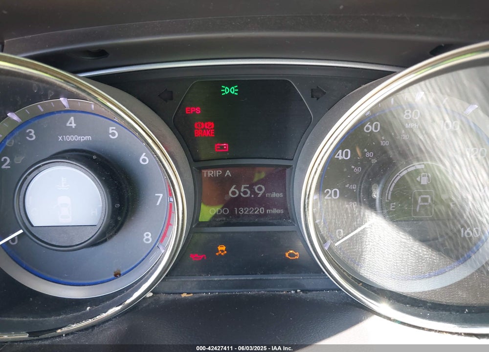 2013 HYUNDAI SONATA VIN: 5NPEB4AC4DH641130