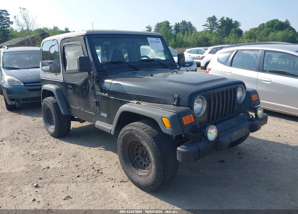 2000 JEEP WRANGLER SE VIN: 1J4FA29P6YP791344