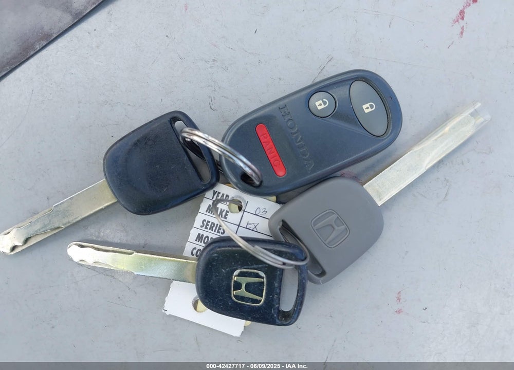 2003 HONDA CIVIC EX VIN: 2HGES26703H544841