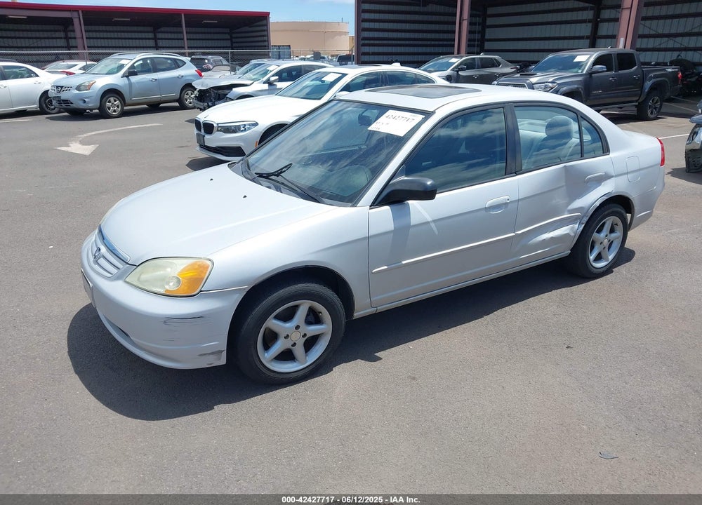2003 HONDA CIVIC EX VIN: 2HGES26703H544841