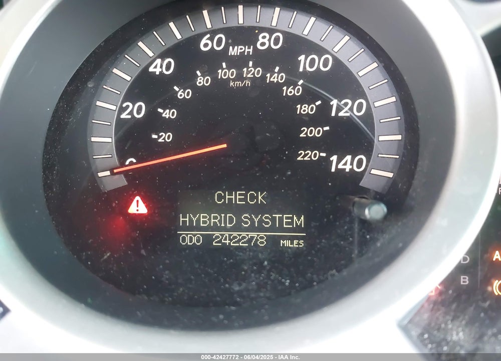 2006 TOYOTA HIGHLANDER HYBRID V6 VIN: JTEEW21A760020838