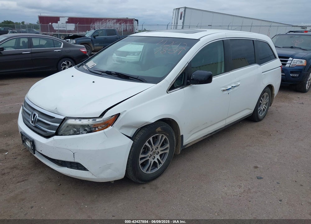 2013 HONDA ODYSSEY EX-L VIN: 5FNRL5H66DB053619