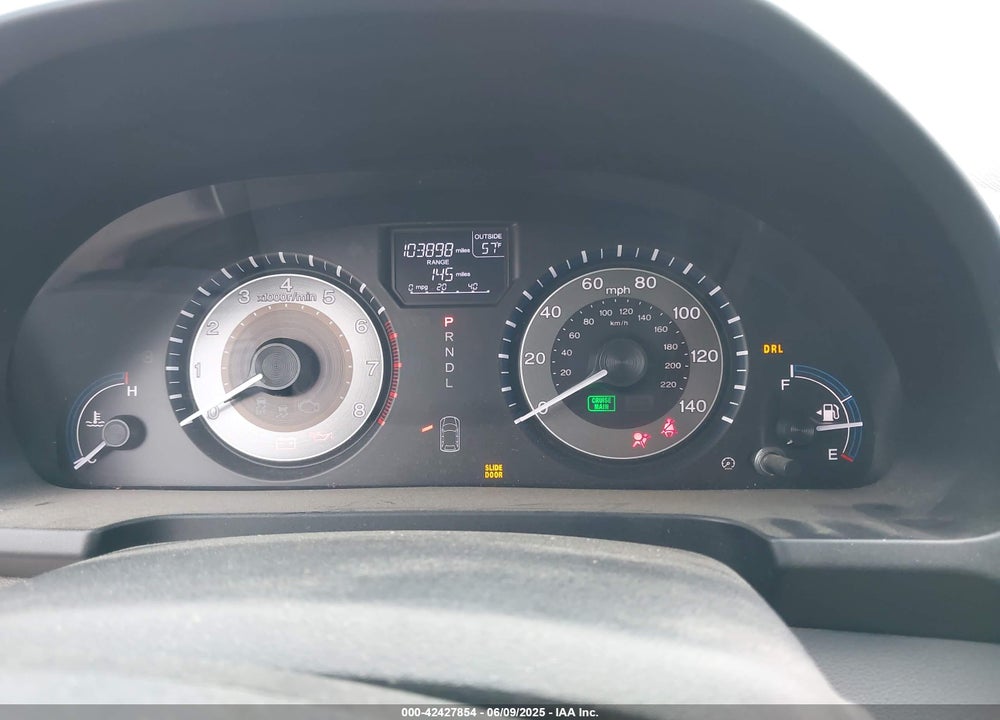 2013 HONDA ODYSSEY EX-L VIN: 5FNRL5H66DB053619