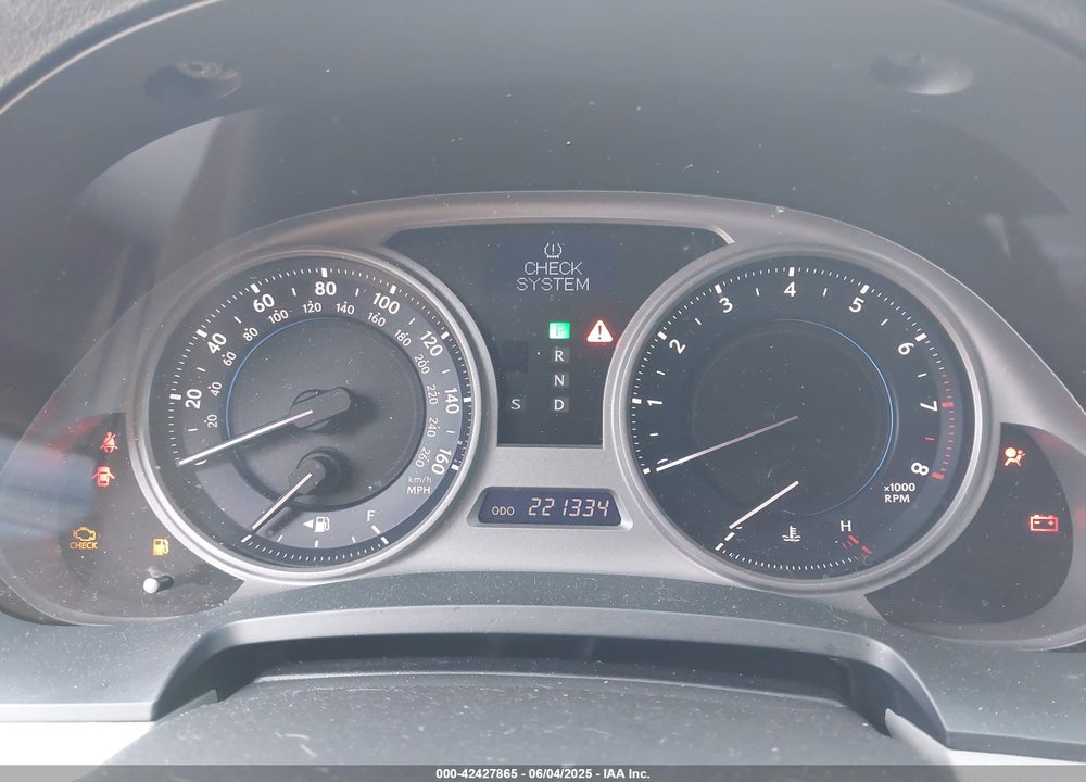 2008 LEXUS IS 250 VIN: JTHBK262285069437