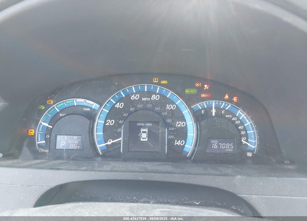 2012 TOYOTA CAMRY HYBRID VIN: 4T1BD1FK3CU058236