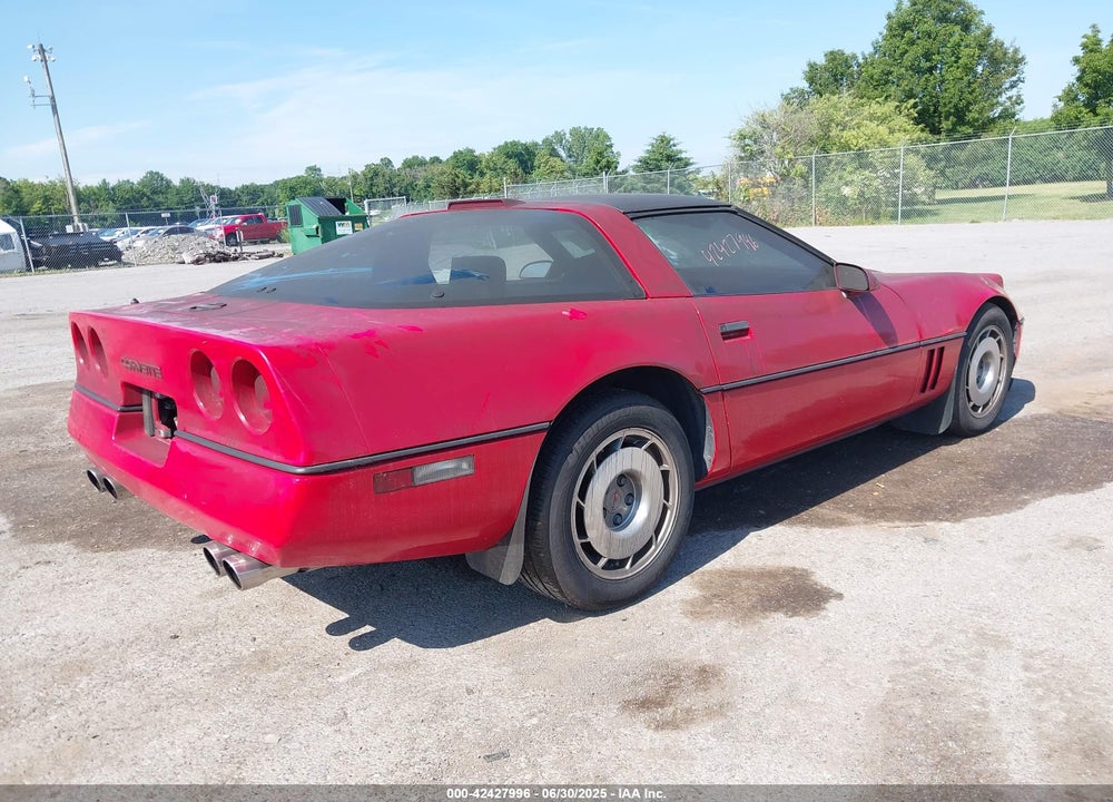 1987 CHEVROLET CORVETTE VIN: 1G1YY2184H5106521