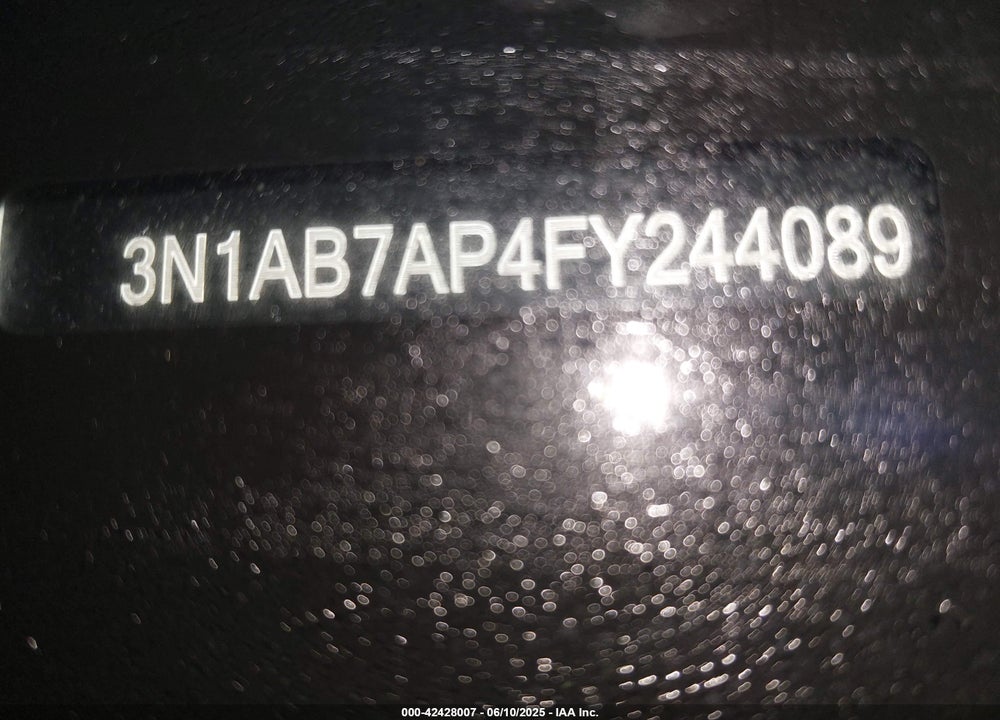 2015 NISSAN SENTRA VIN: 3N1AB7AP4FY244089