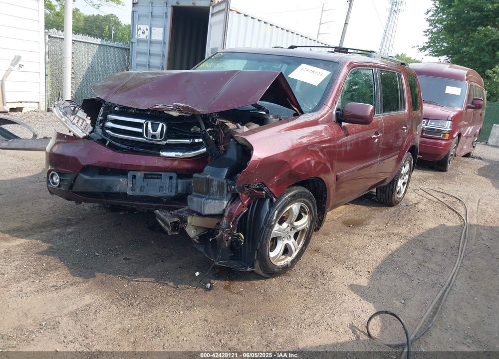 2012 HONDA PILOT VIN: 5FNYF4H57CB034855