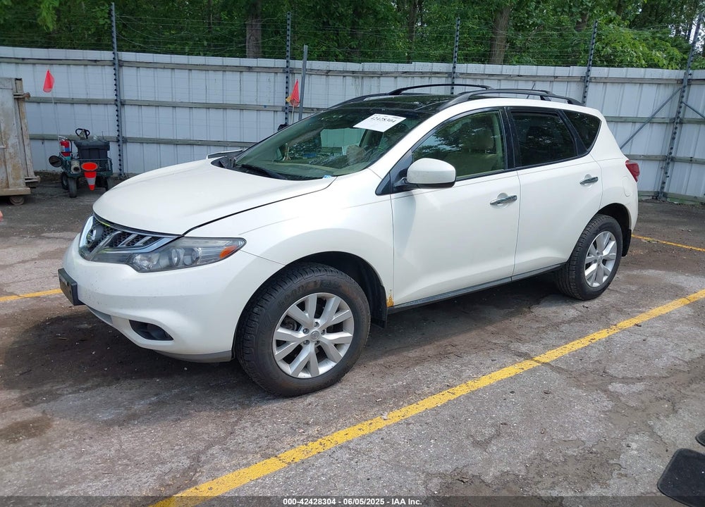 2012 NISSAN MURANO VIN: JN8AZ1MW6CW230131