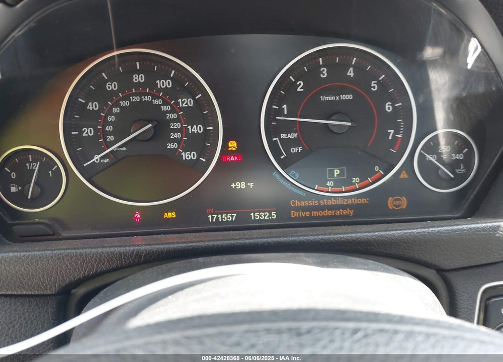 2015 BMW 3 SERIES VIN: WBA3A5G5XFNS85209