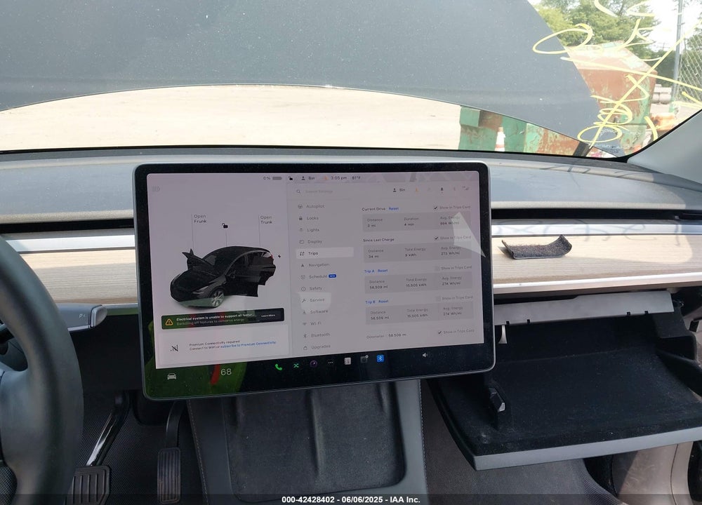 2021 TESLA MODEL Y LONG RANGE DUAL MOTOR ALL-WHEEL DRIVE VIN: 5YJYGDEE0MF286465