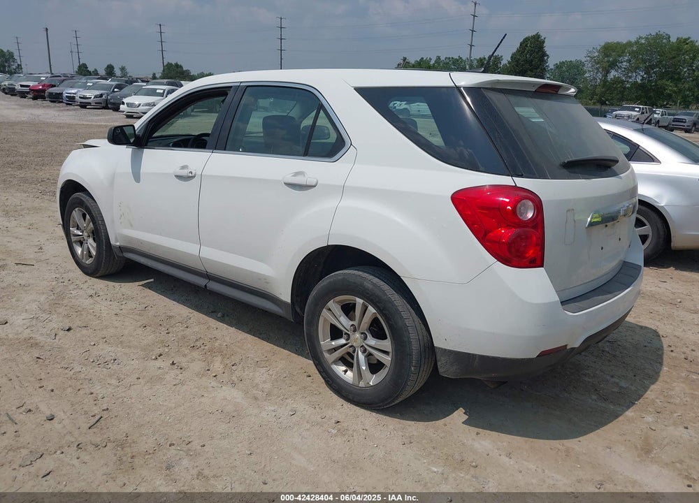 2013 CHEVROLET EQUINOX LS VIN: 2GNALBEK2D6343737