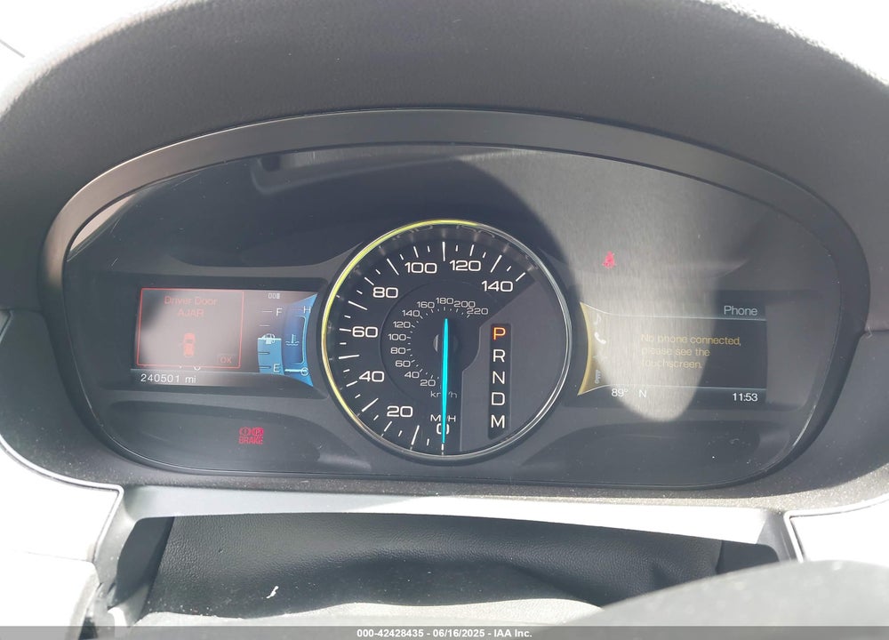 2012 FORD EDGE LIMITED VIN: 2FMDK3KC1CBA36038