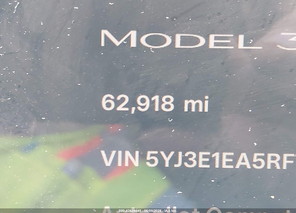 2024 TESLA MODEL 3 VIN: 5YJ3E1EA5RF725209