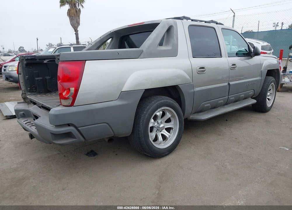 2002 CHEVROLET AVALANCHE 1500 VIN: 3GNEC13T02G123120