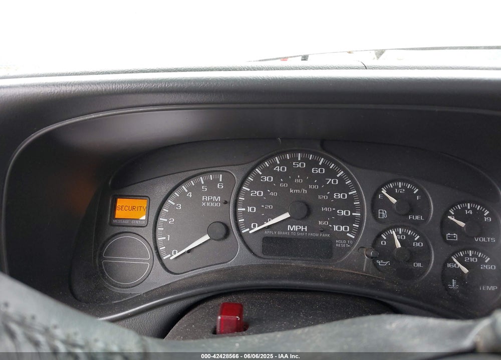 2002 CHEVROLET AVALANCHE 1500 VIN: 3GNEC13T02G123120