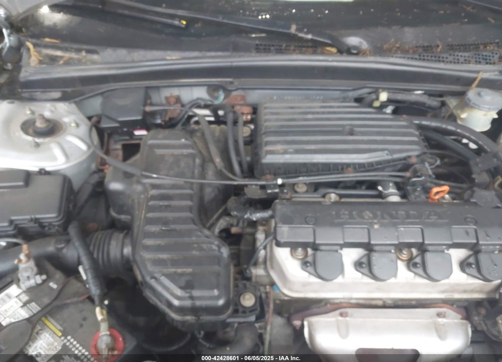 2002 HONDA CIVIC LX VIN: JHMES16562S002799