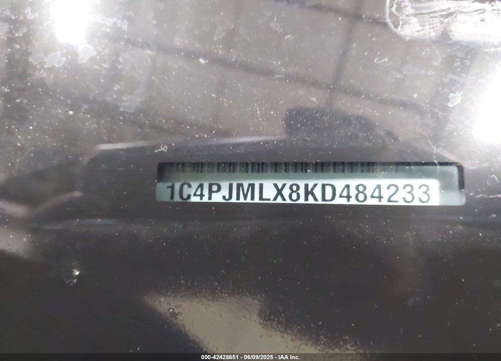 2019 JEEP CHEROKEE LATITUDE PLUS 4X4 VIN: 1C4PJMLX8KD484233