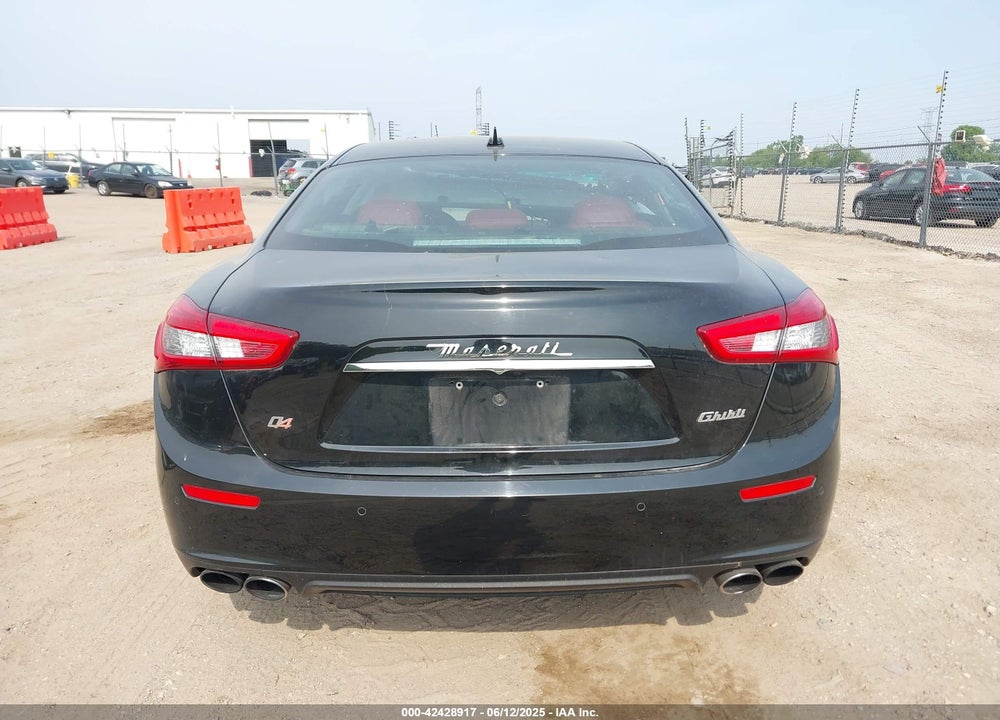 2016 MASERATI GHIBLI VIN: ZAM57RTA9G1167788