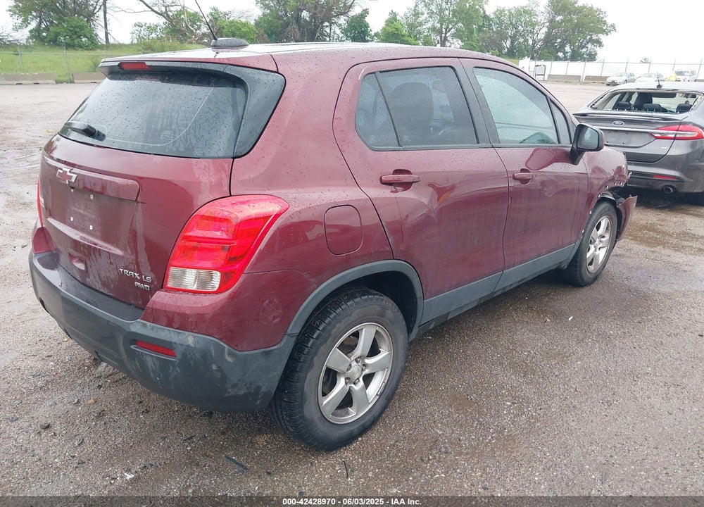 2016 CHEVROLET TRAX LS VIN: 3GNCJNSB0GL250512