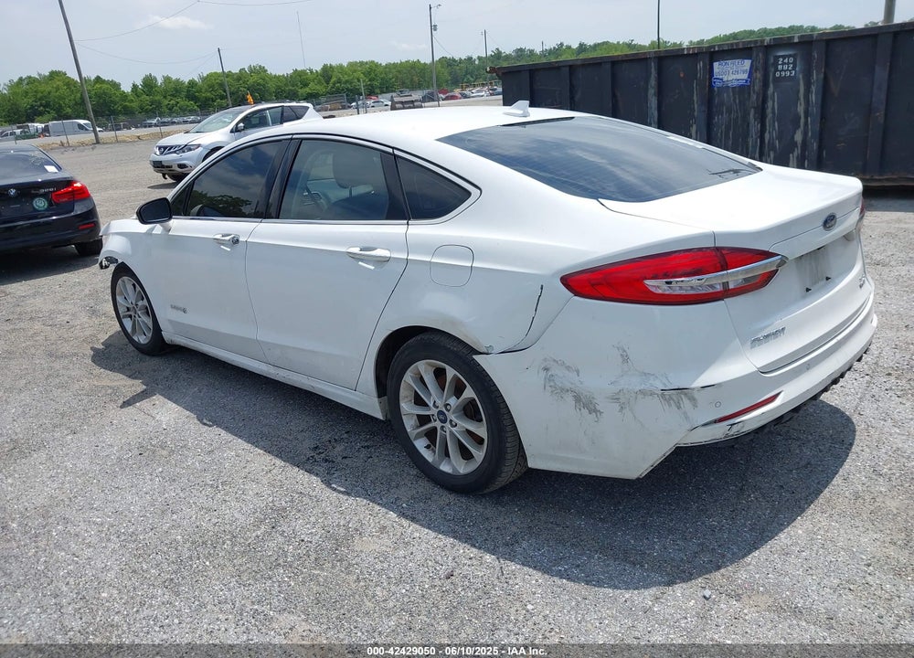 2019 FORD FUSION HYBRID VIN: 3FA6P0MU4KR182216