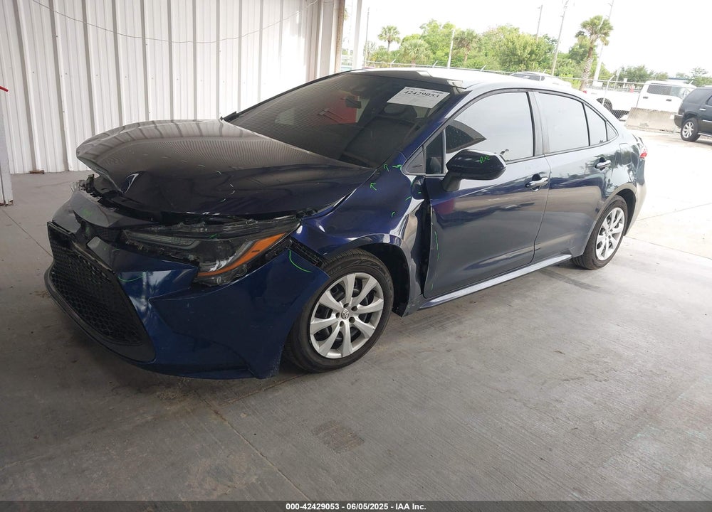 2020 TOYOTA COROLLA VIN: 5YFEPRAE4LP064651