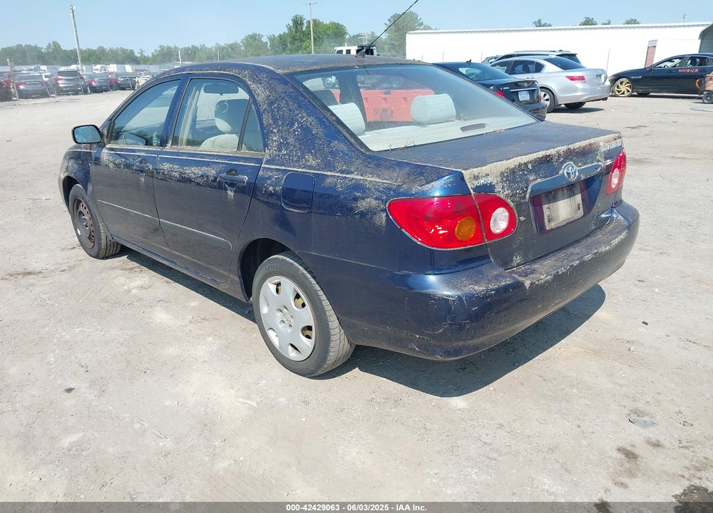 2003 TOYOTA COROLLA CE VIN: JTDBR32E230022594