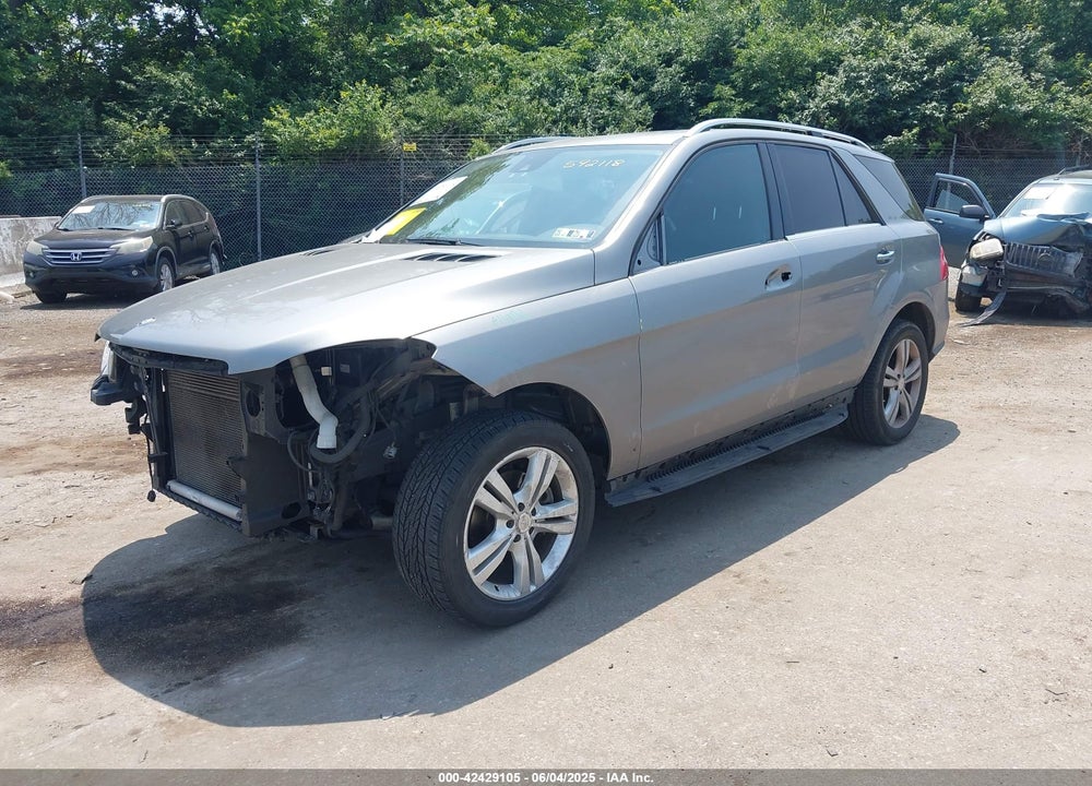 2015 MERCEDES-BENZ ML 350 4MATIC VIN: 4JGDA5HBXFA592118