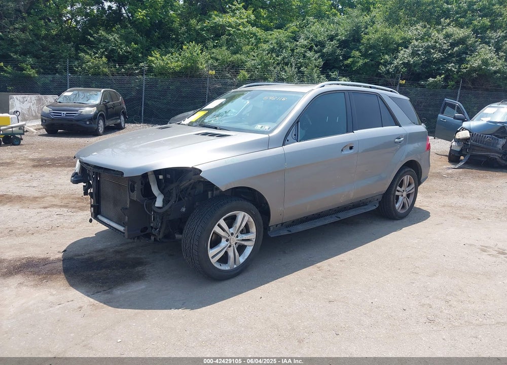 2015 MERCEDES-BENZ ML 350 4MATIC VIN: 4JGDA5HBXFA592118