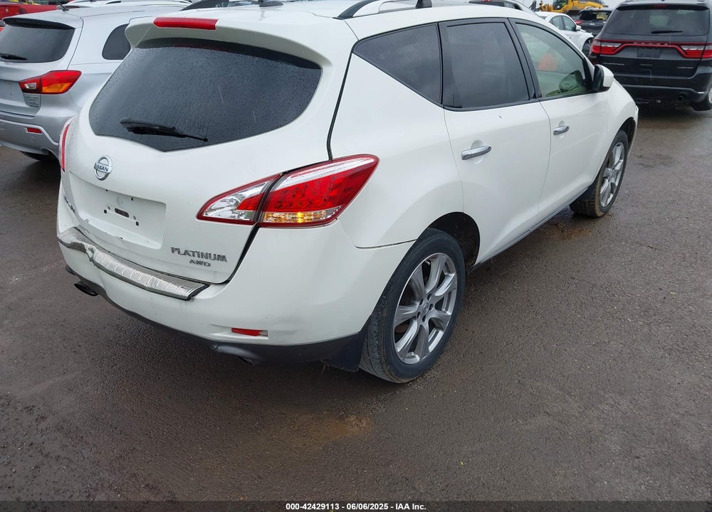 2014 NISSAN MURANO VIN: JN8AZ1MW2EW510017
