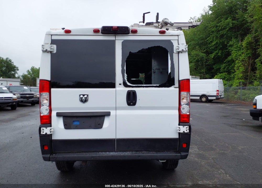 2021 RAM PROMASTER 1500 LOW ROOF 136 WB VIN: 3C6LRVAG4ME500386
