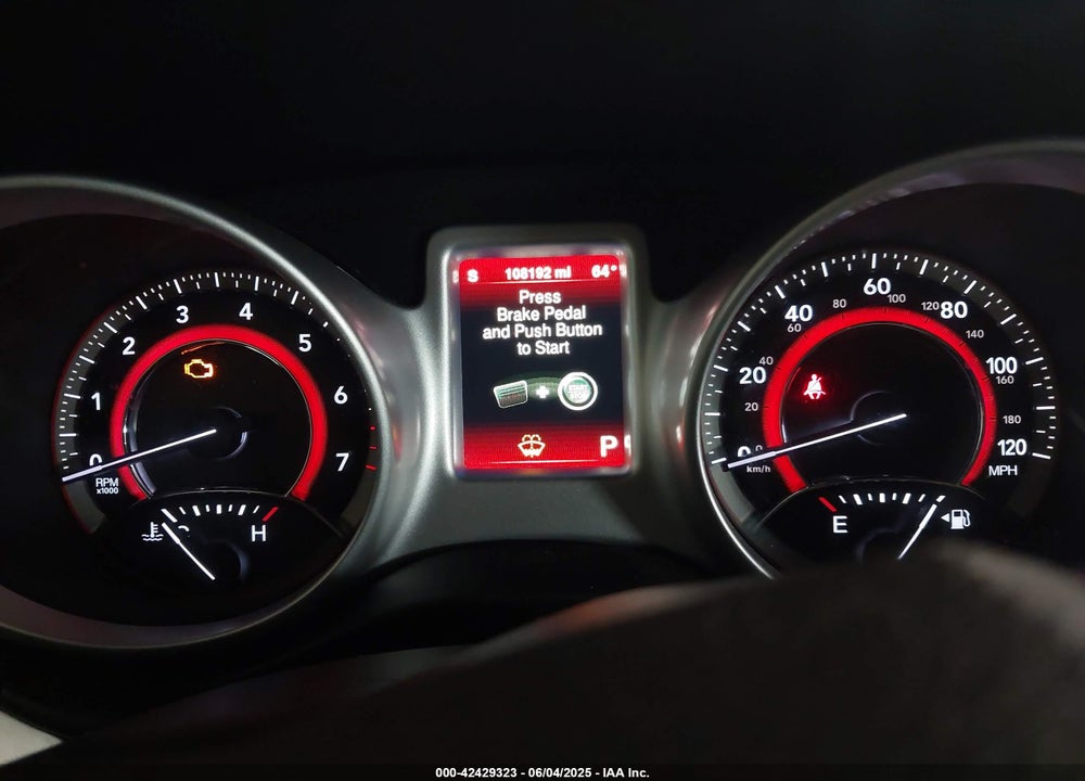 2016 DODGE JOURNEY VIN: 3C4PDDEG9GT244565