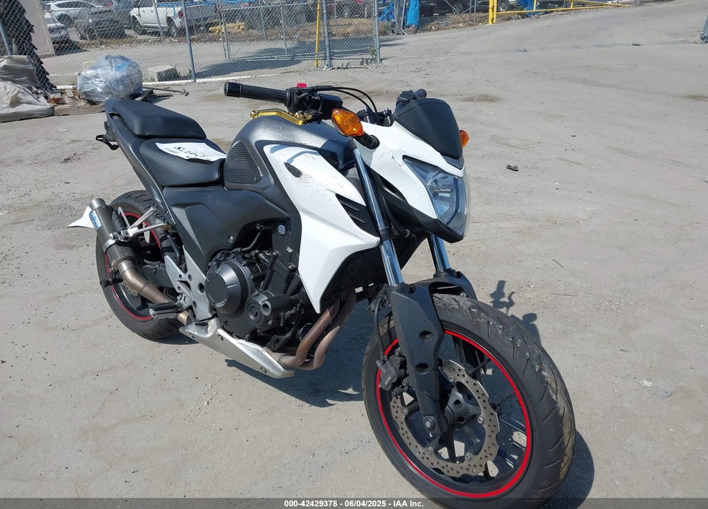 2014 HONDA CB500 F VIN: MLHPC4568E5100994