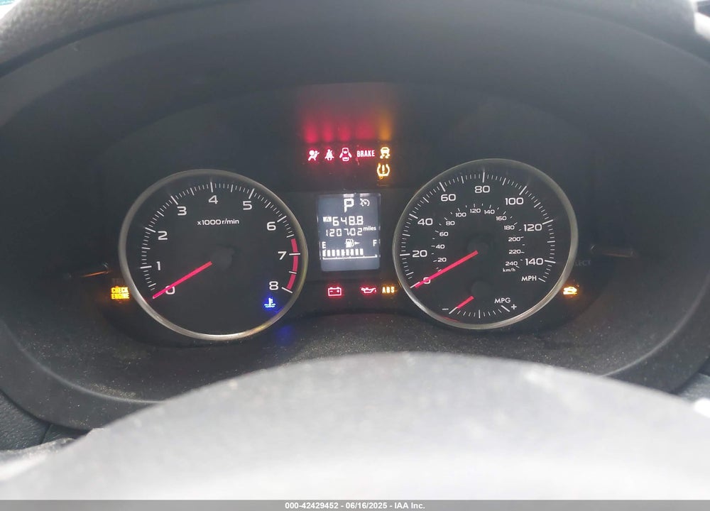 2015 SUBARU IMPREZA VIN: JF1GJAA61FH015451