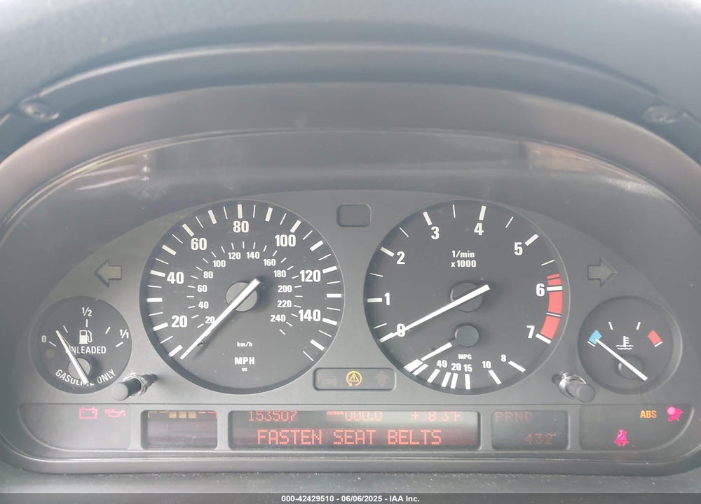 1997 BMW 740IL VIN: WBAGJ8329VDL42275