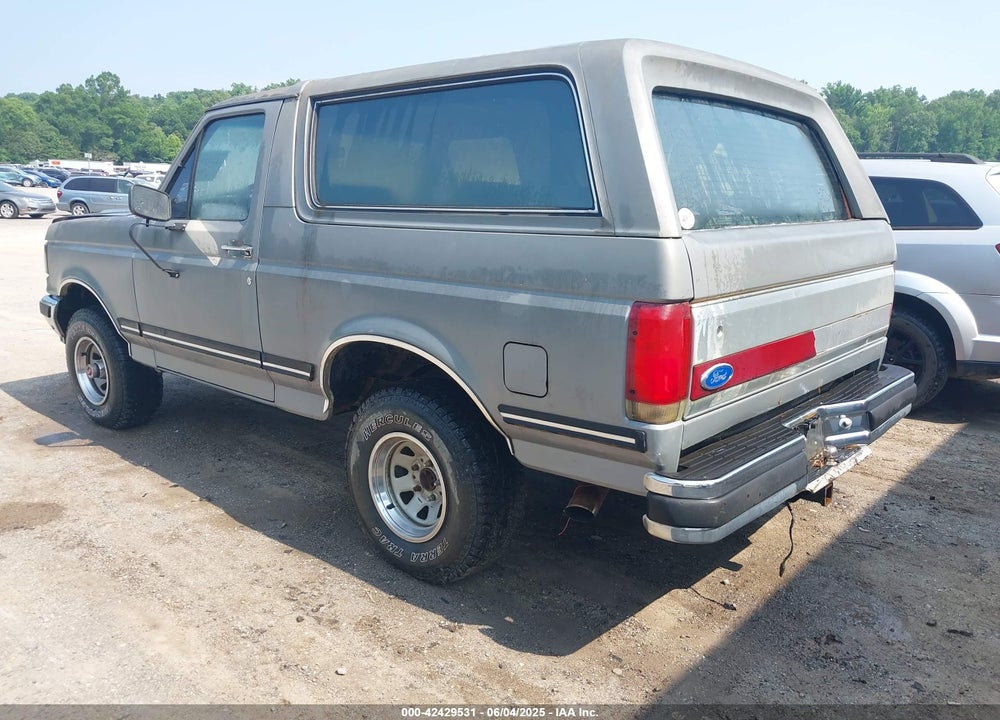 1989 FORD BRONCO U100 VIN: 1FMEU15NXKLA14330