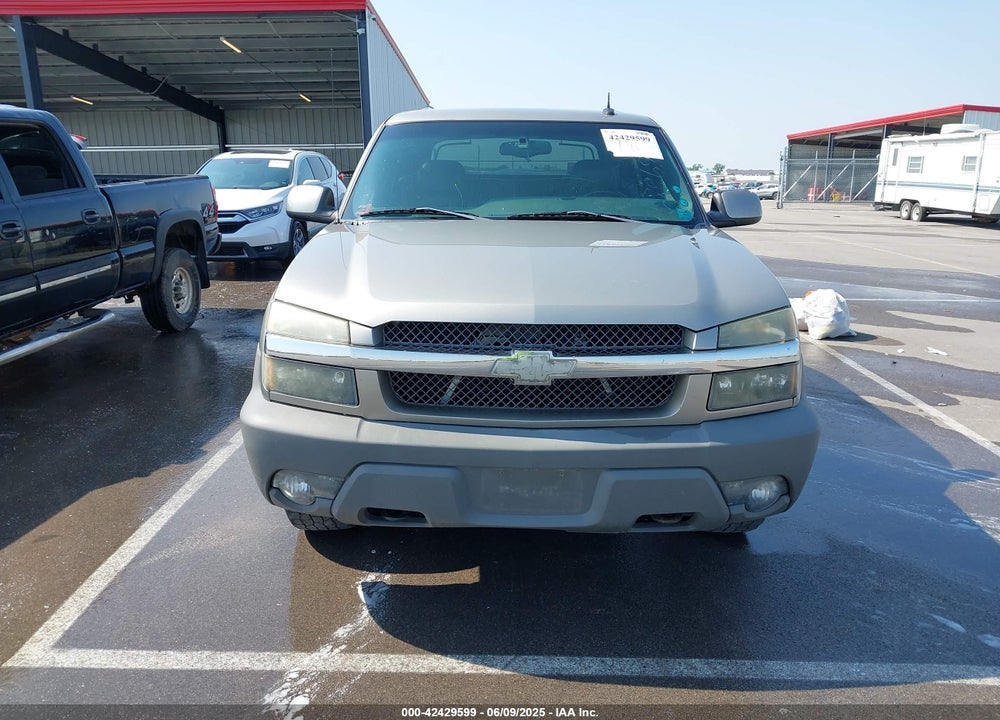 2002 CHEVROLET AVALANCHE 1500 VIN: 3GNEK13T22G344043