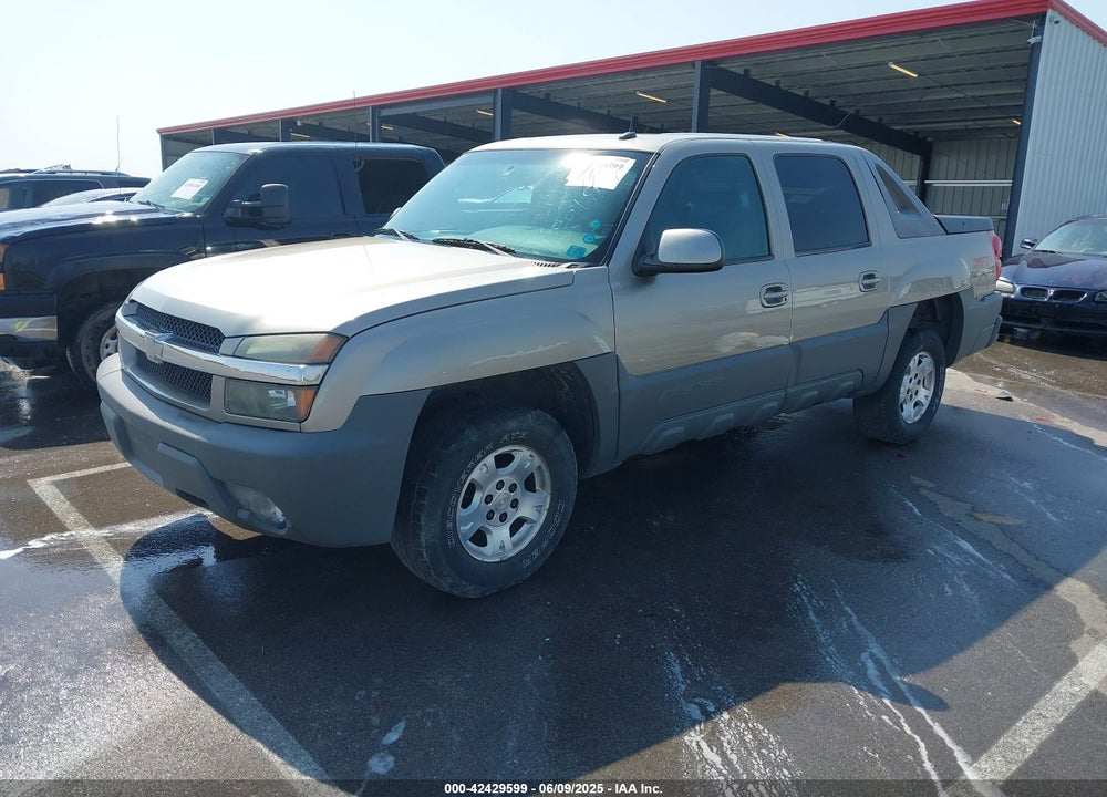 2002 CHEVROLET AVALANCHE 1500 VIN: 3GNEK13T22G344043