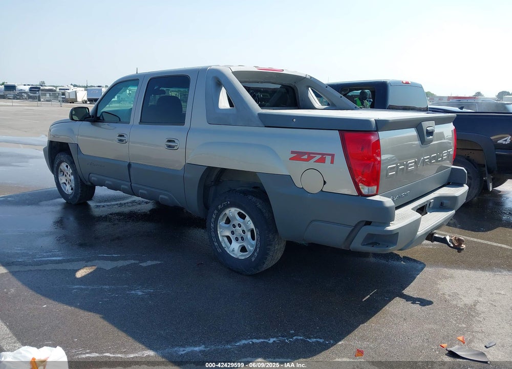 2002 CHEVROLET AVALANCHE 1500 VIN: 3GNEK13T22G344043