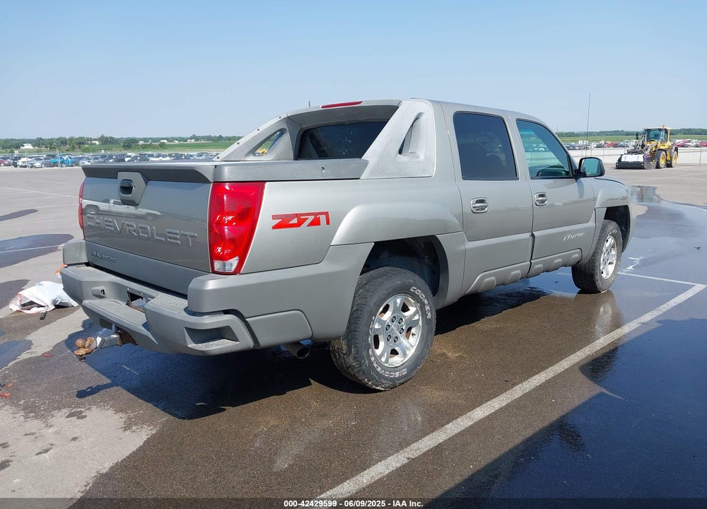 2002 CHEVROLET AVALANCHE 1500 VIN: 3GNEK13T22G344043