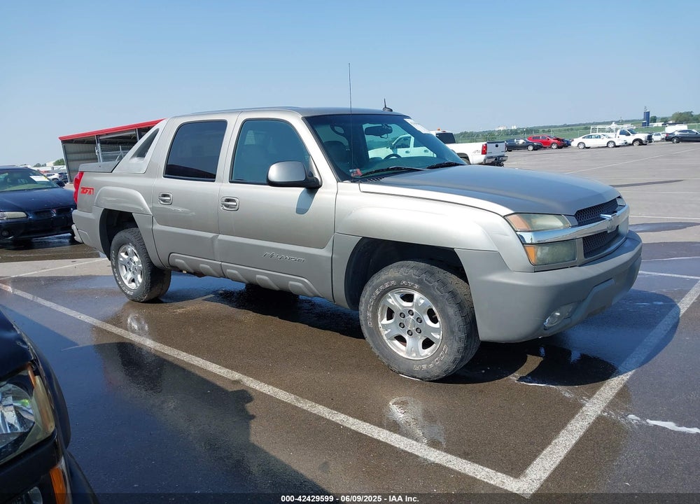 2002 CHEVROLET AVALANCHE 1500 VIN: 3GNEK13T22G344043