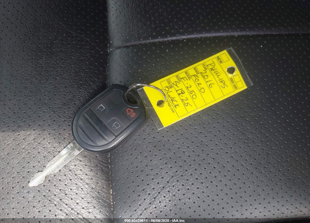2016 FORD F-250 VIN: 1FT7W2B61GEB90642