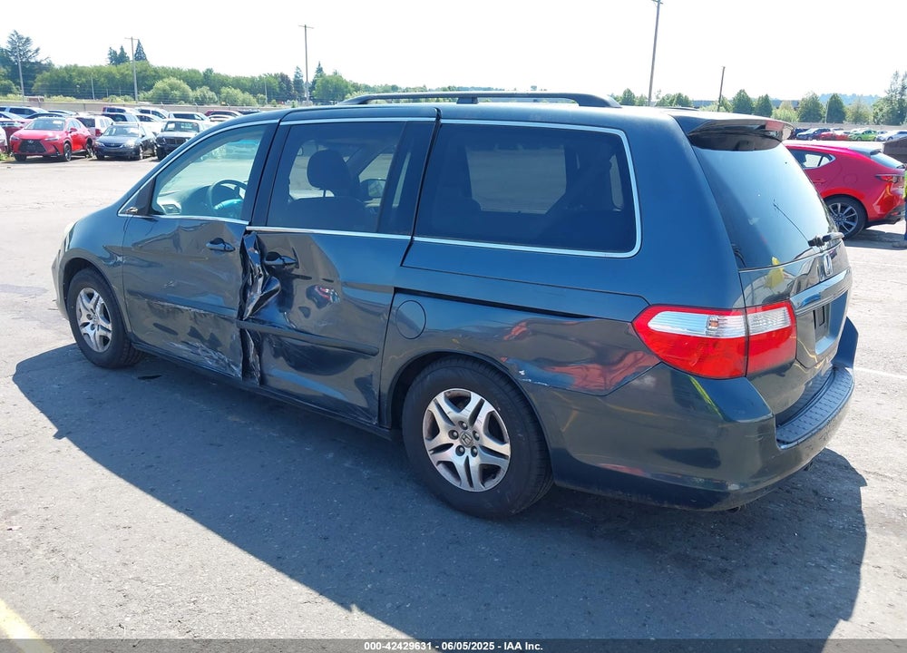 2005 HONDA ODYSSEY EX-L VIN: 5FNRL38715B053302