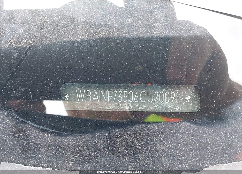 2006 BMW 530XI VIN: WBANF73506CU20091