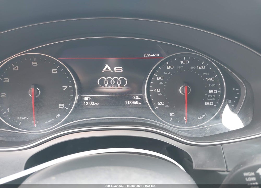 2016 AUDI A6 VIN: WAUGFAFC5GN075579