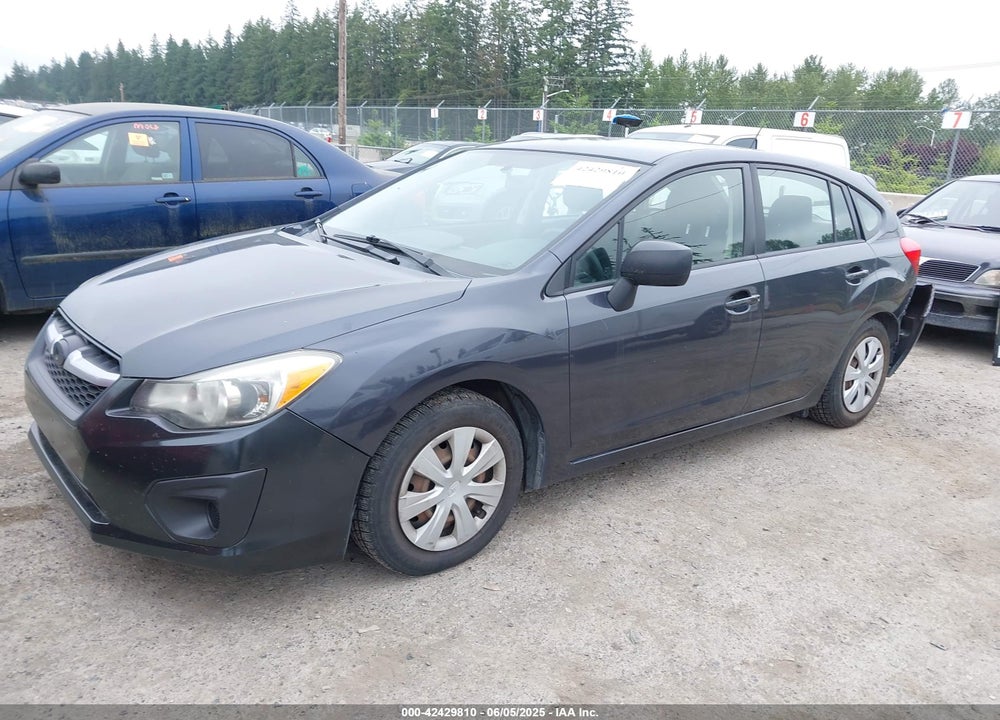 2012 SUBARU IMPREZA VIN: JF1GPAA60CH216896