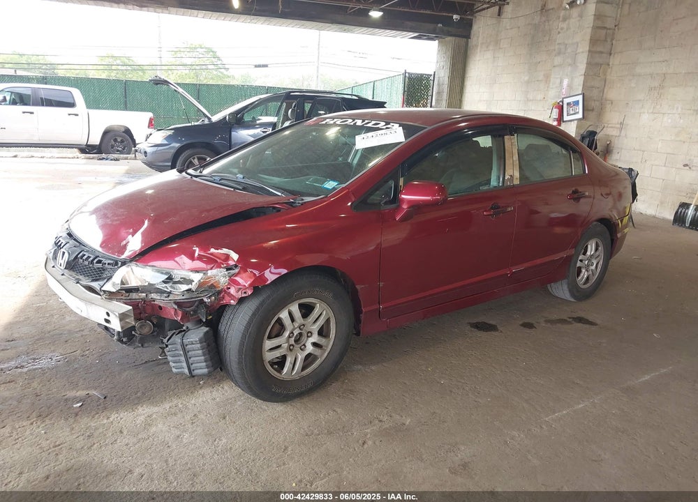 2009 HONDA CIVIC LX-S VIN: 2HGFA16649H325804