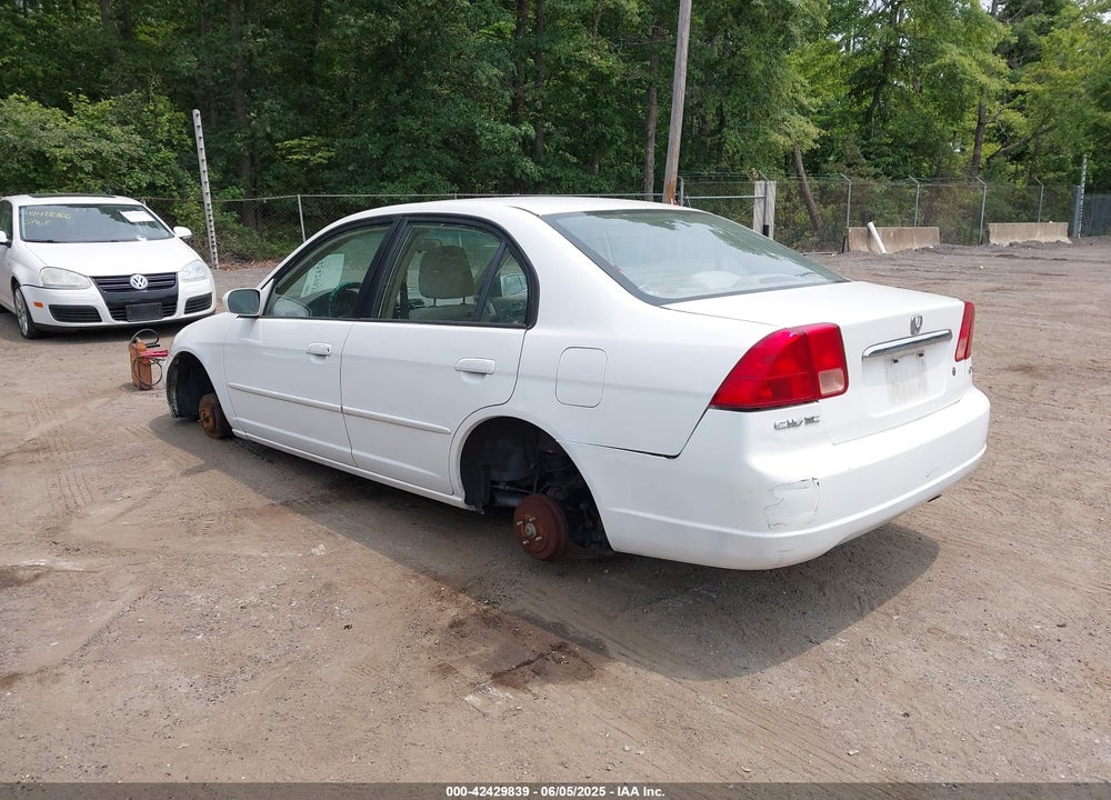2002 HONDA CIVIC EX VIN: 1HGES26752L034051