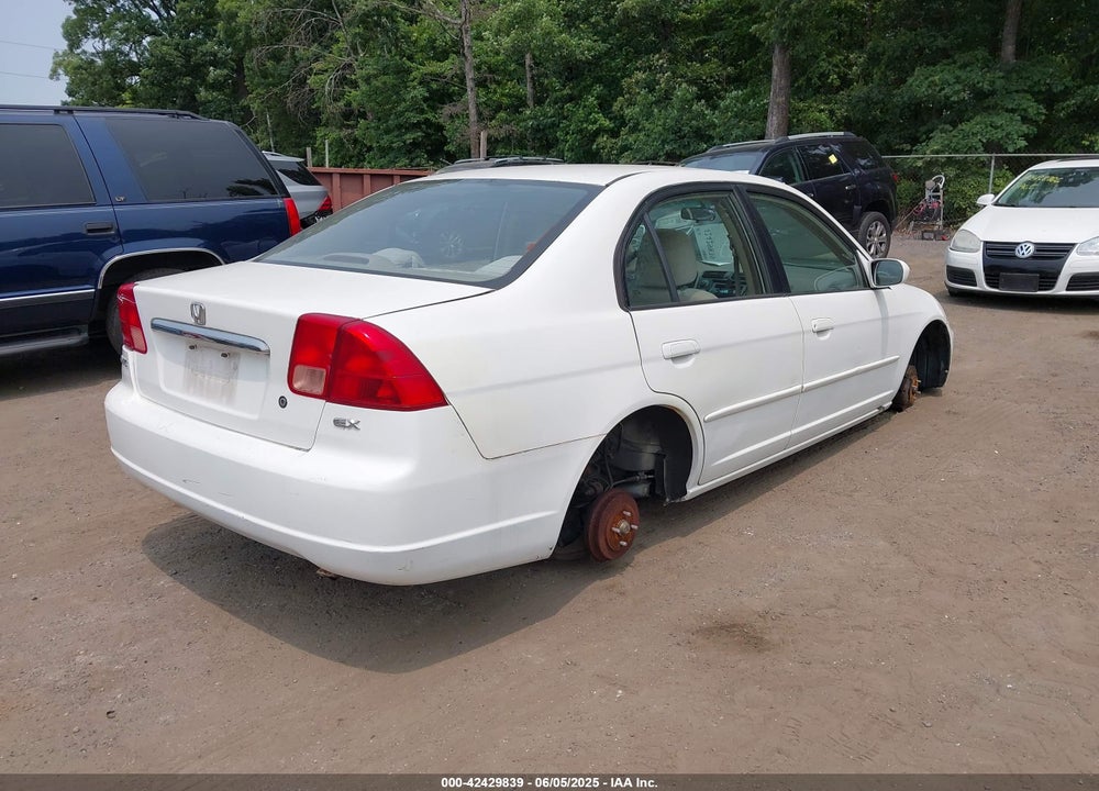 2002 HONDA CIVIC EX VIN: 1HGES26752L034051